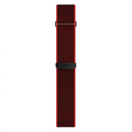 Suunto 24 mm Athletic 6 Loop Strap Red Velcro textil óraszíj