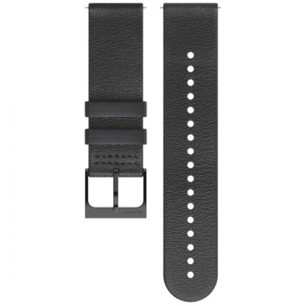 Suunto 22 mm Urban 6 Leather Strap All Black bőr óraszíj M