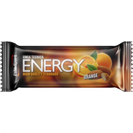 EthicSport Tecnica Energy Orange laktózmentes, vegán energiaszelet (mandula/narancs)