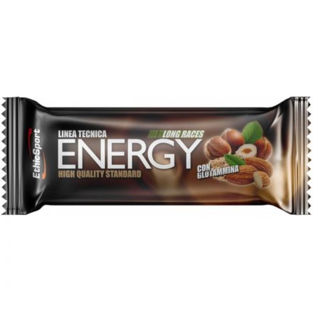 EthicSport Tecnica Energy Long Races energiaszelet glutaminnal (mandulás,mogyorós)