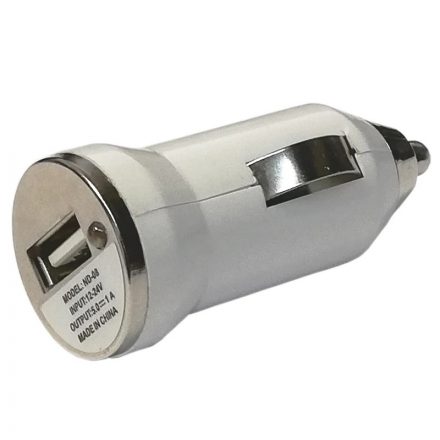 Autos 12V töltő adapter fehér